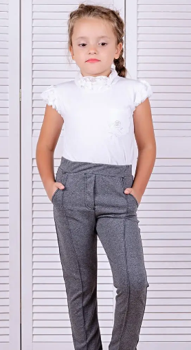 Дитячі вельветові штани для дівчинки 0-2 BRUMS Італія 133BEBH003 Сірий