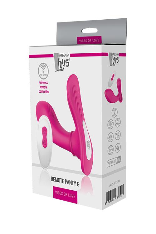 Стимулятор для точки G VIBES OF LOVE REMOTE PANTY G MAGENTA