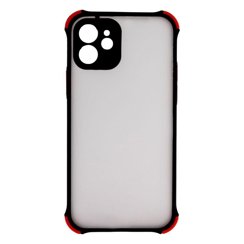 Силіконовий чохол TOTU Armor with Frame для iPhone 12 Чорний