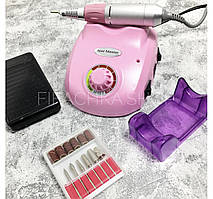 ФРЕЗЕР NAIL MASTER ZS-603 65 W (45 000 ОБ/ХВ) РОЖЕВИЙ