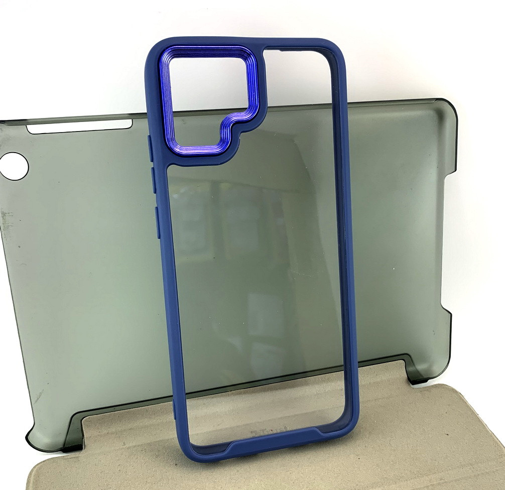 Чохол на Xiaomi Redmi A1, A2 накладка бампер JQF Evoclear Avantis Pro силікон пластік синій