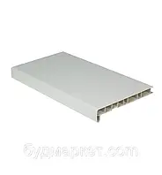 Підвіконня ПВХ біле матове 350мм Риф