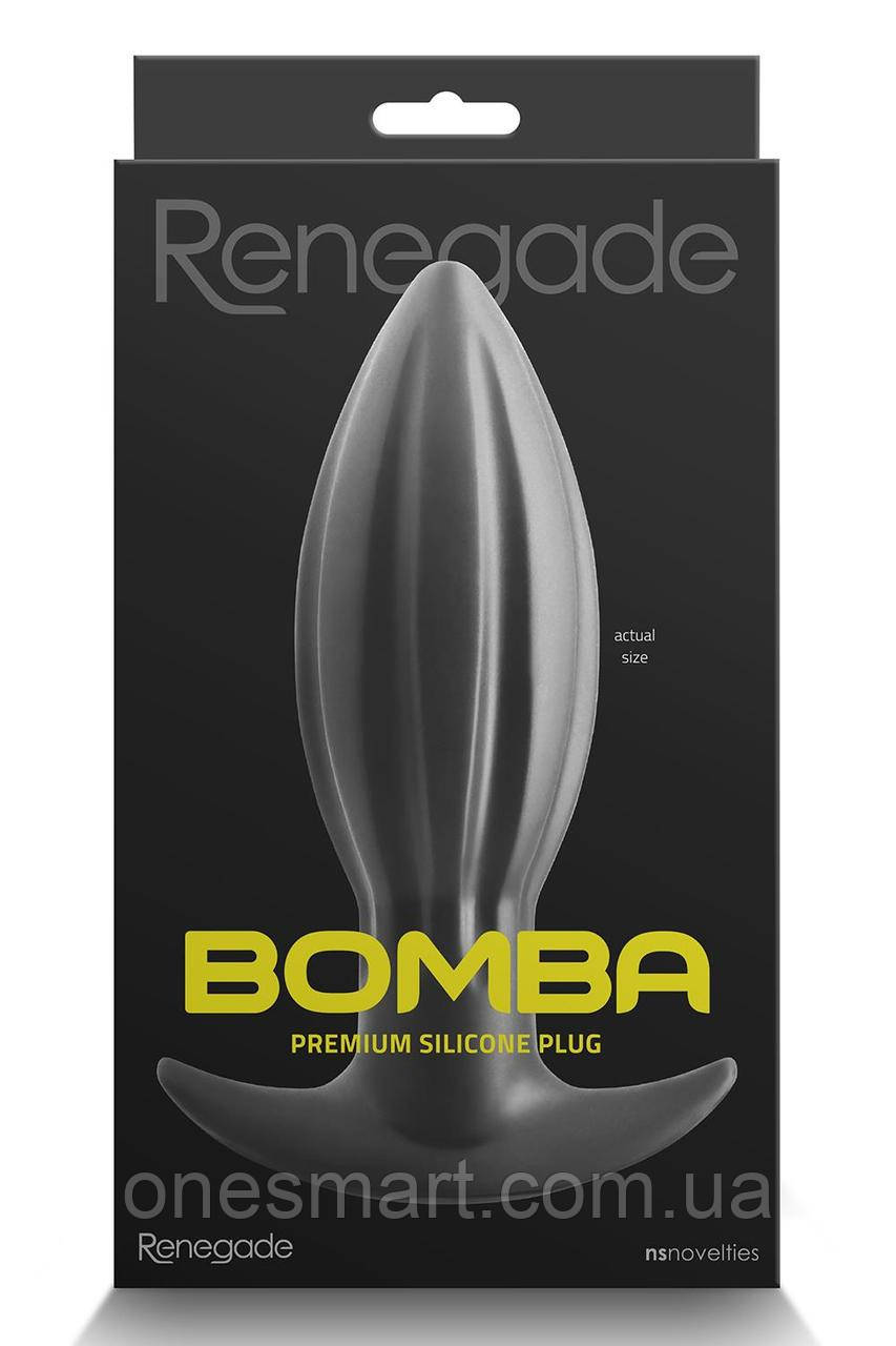 Анальний корок NS Novelties RENEGADE BOMBA BLACK SMALL