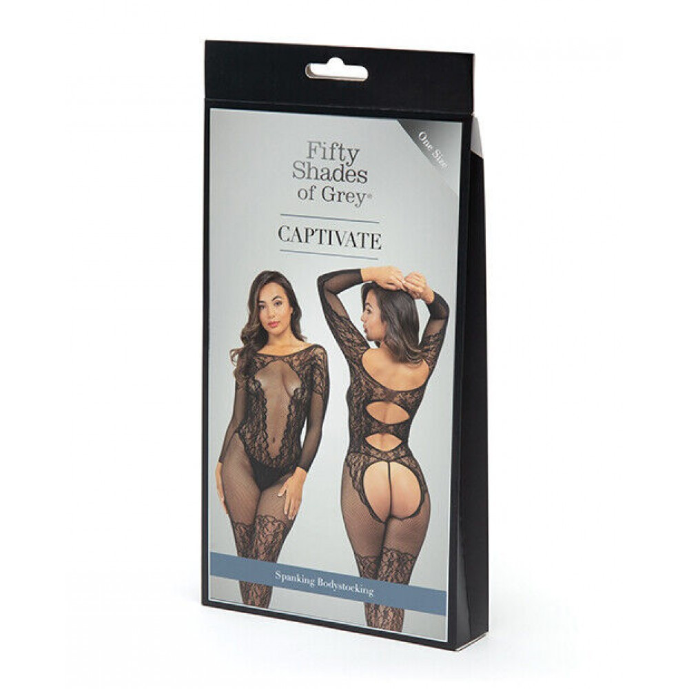 Боді Fifty Shades Of Grey Captivate чорне, розмір One Size (EU: 36-44)