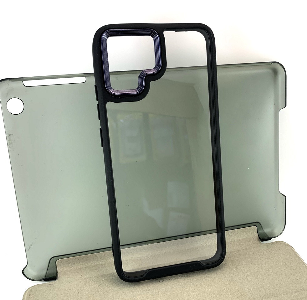 Чохол на Xiaomi Redmi A1, A2 накладка бампер JQF Evoclear Avantis Pro силікон пластік чорний