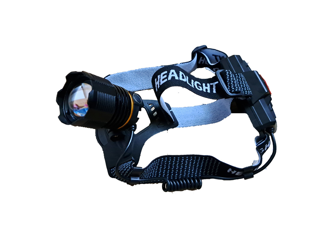 Налобний фонарик з лінзою High Power Headlamp KT 2209-114, фото 1