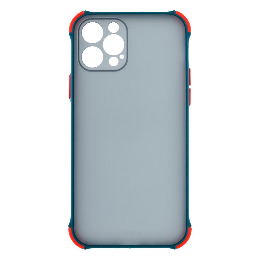 Силіконовий чохол TOTU Armor Dark with Frame для iPhone 12 Pro Зелений