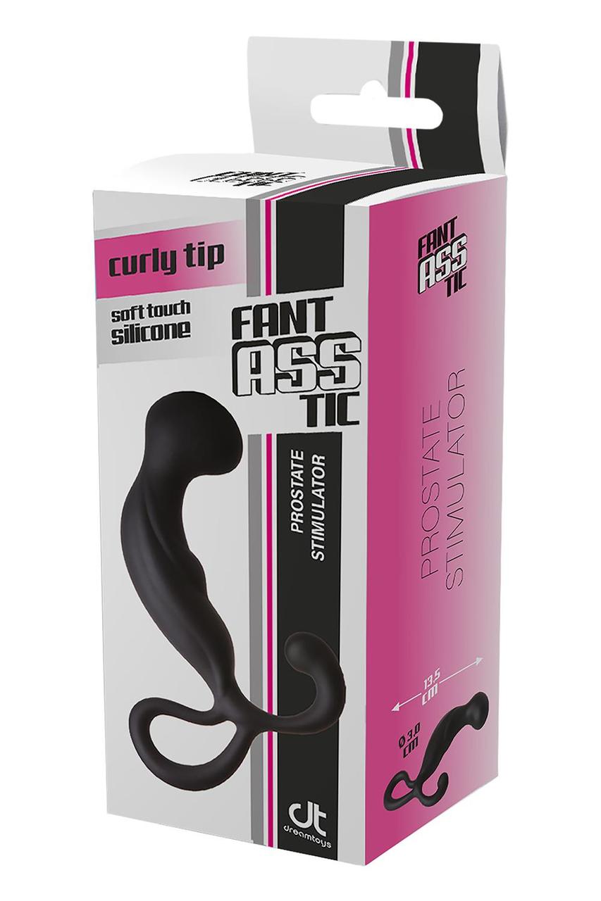 Анальна пробка, акумулятор простати FANTASSTIC PROSTATE STIMULATOR BLACK