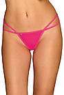 Сексуальні стринги з ланцюжком Obsessive Chainty thong pink L/XL