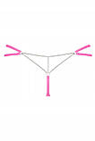 Сексуальні стринги з ланцюжком Obsessive Chainty thong pink S/M, фото 6