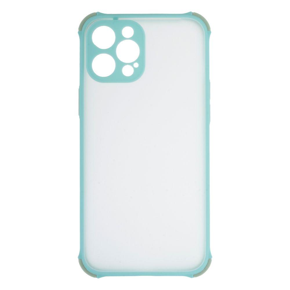 Силіконовий чохол TOTU Armor with Frame для iPhone 12 Pro Max Бірюзовий, фото 1