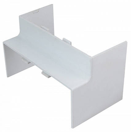 Внутрішній кут АСКО-УКРЕМ 100*40, білий, вогнестійкий, для кабельних коробів, фото 1
