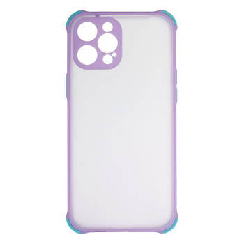 Силіконовий чохол TOTU Armor with Frame для iPhone 12 Pro Max Фіолетовий
