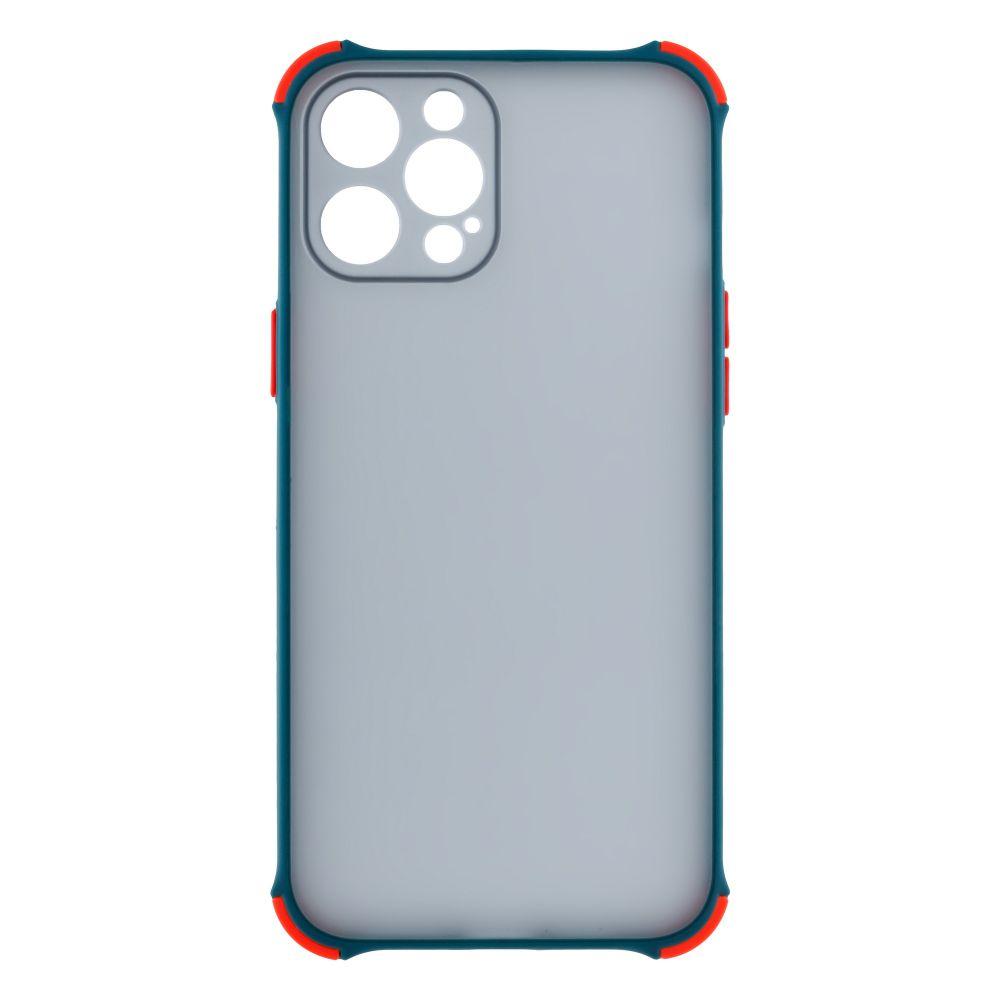Силіконовий чохол TOTU Armor Dark with Frame для iPhone 12 Pro Max Зелений, фото 1
