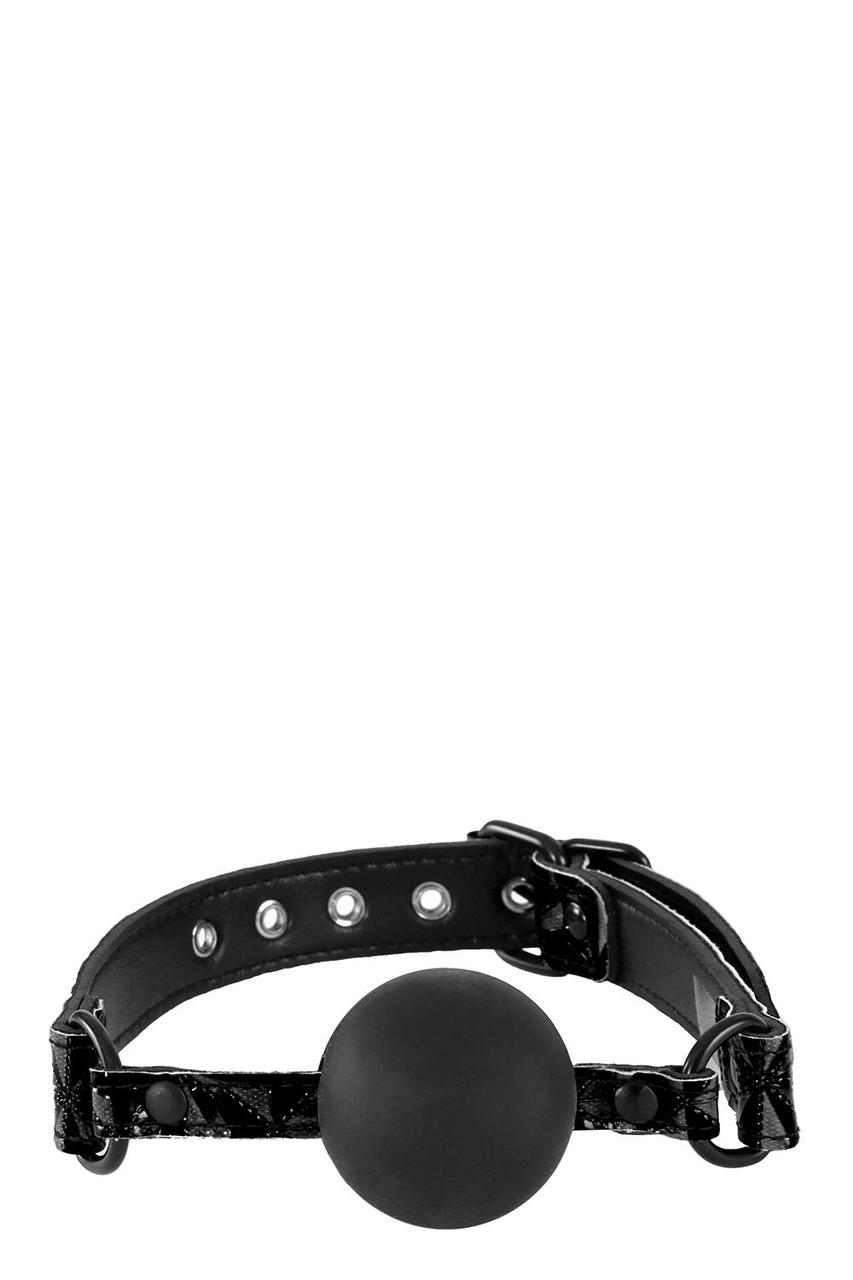 Капелюх NS Novelties SINFUL SOFT SILICONE GAG BLACK