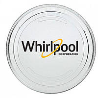 Тарелка для микроволновки Whirlpool d=270 мм плоская 480120101083 - запчасти для свч печей
