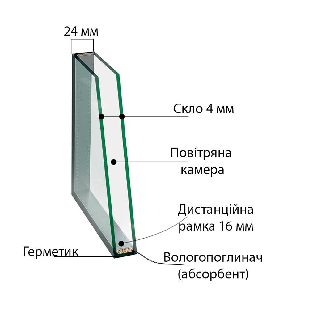 Однокамерный стеклопакет 4-16-4 - фото 2 - id-p1744019390