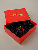 Коробка шкатулка подарункова червона з брендуванням 160х250х90 мм ексклюзивна, фото 7