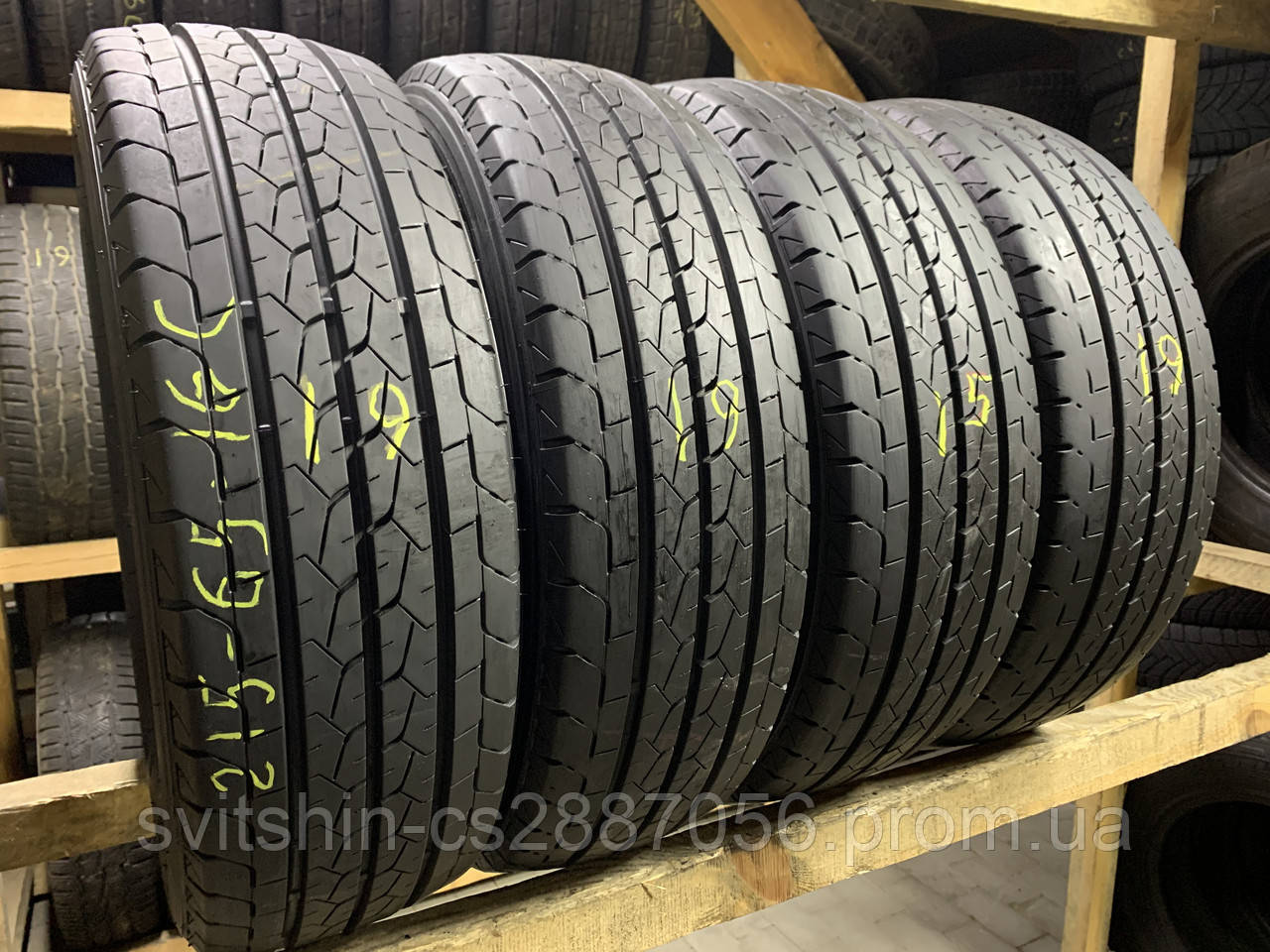 Шини літо 215/65R16C Bridgestone Duravis R660 8мм 4шт, фото 1