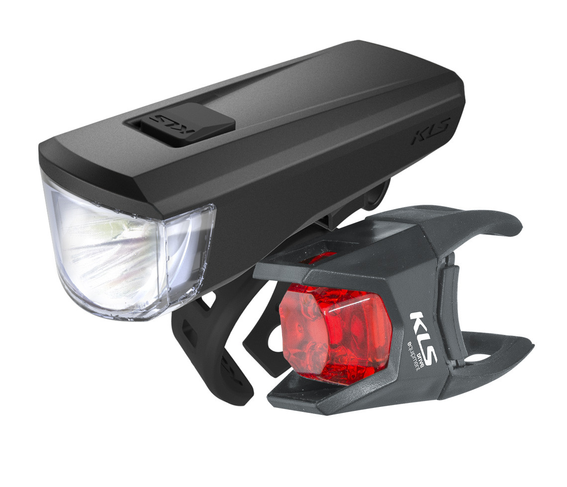 Набір світло переднє і задня мигалка KLS Noble