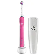 Електрична зубна щітка Braun Oral-B PRO 750 3D White Pink, фото 4