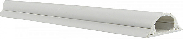 Напольний короб АСКО-УКРЕМ 25х10 мм, 2000 мм, вогнестійкий, сірий, IP 40