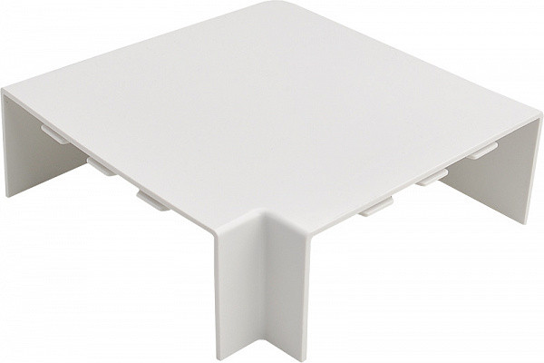 Кут плоский 100*40 для короба АСКО-УКРЕМ, білий, вогнестійкий, накладний