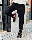 Чоловічі спортивні штани Карго чорні з кишенями з боку  ⁇  Тактичні штани весняні осінні літні, фото 5