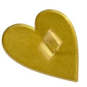 Підставка пластикова для Тіпс / тримач для Тіпс, 1шт. Серце №1