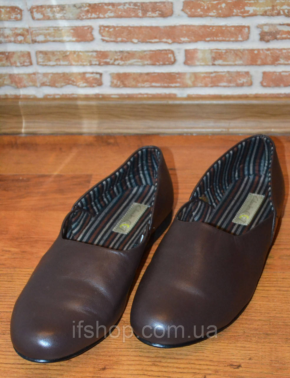 Чоловічі шкіряні тапочки, капці Clarks King Ross 43-44р