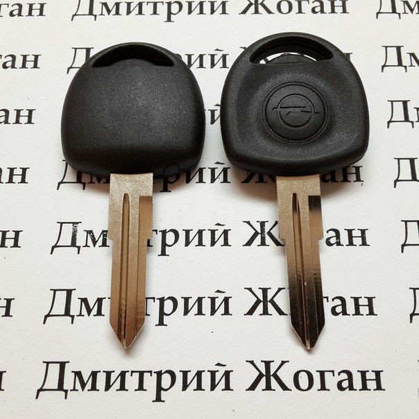 Ключ для Opel (Опель) лезвие YM28 с левым упором, с чипом ID46 (ID ...