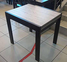 Кухонний стіл трансформер Слайдер дерево + ДСП Fusion Furniture, колір Венге / Дуб шервуд, фото 3
