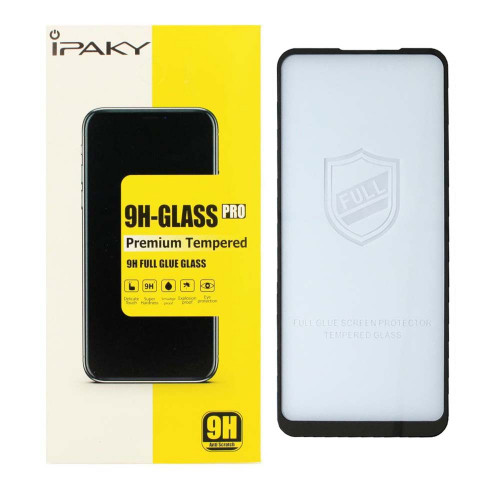 Захисне скло для телефона Samsung M11 (M115) чорне iPaky, фото 1
