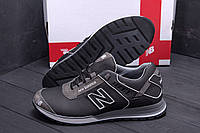 Мужские кожаные кроссовки New Balance Clasic Black, кроссовки для мужчин повседневные нью беленс