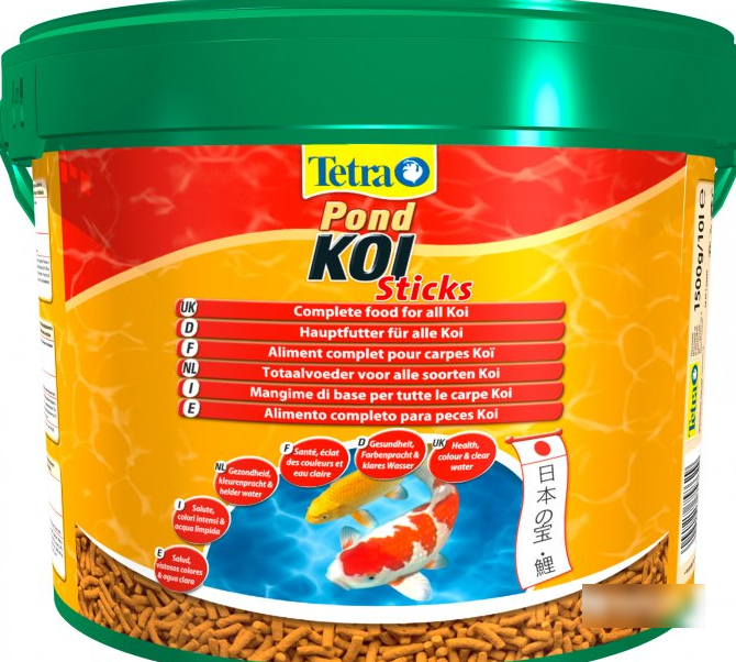 Корм "Tetra Pond Koi ST" для Прудовых Рыб в Палочках 10 Л\1.5кг ...