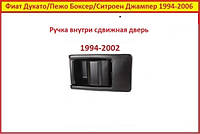 Ручка роздвижной двери Fiat Ducato 1994-2002 Фиат Дукато внутри сдвижная