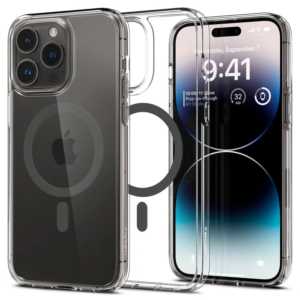 Чохол Spigen для iPhone 14 Pro — Ultra Hybrid MagSafe Compatible, Graphite (ACS04970)
