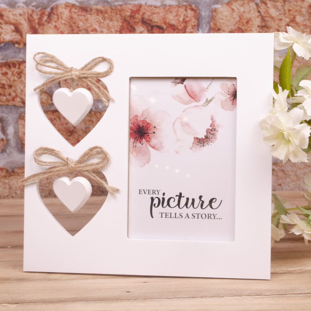 Фоторамка "два серця" Арт.39694