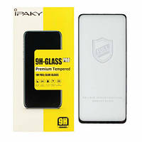 Защитное стекло для телефона Samsung A805 (A80) черное iPaky