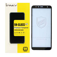 Защитное стекло для телефона Samsung J4 Plus/ J6 Plus черное iPaky