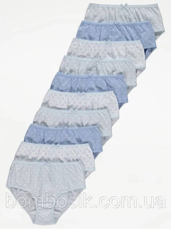 Трусики для дівчинки George набір 10шт, 5-6р (110-116см), фото 1