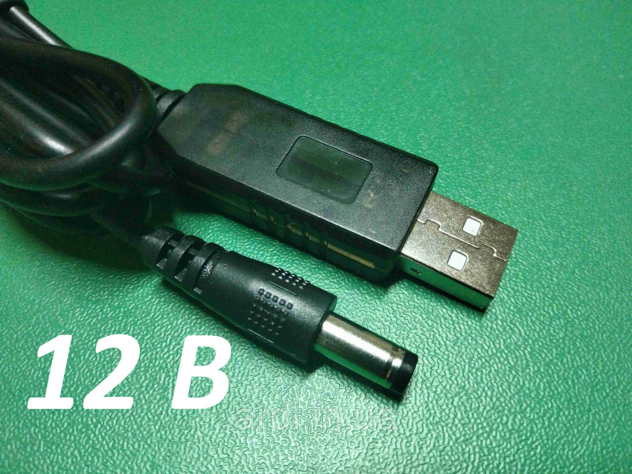 Кабель для роутера, модема USB підвищуючий перетворювач 5В-12В USB to DC 12V