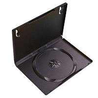 Коробка Бокс для 1 DVD диска 14mm Black DVD box 14mm