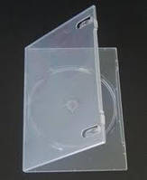 Коробка Бокс для 1 DVD диска 9mm Clear DVD box 9mm прозрачный