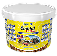 Сухой корм для аквариумных рыб Tetra в гранулах "Cichlid Colour" 10 л\3.6кг (для всех цихлид)