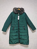 Тепла зимова куртка, пальто, пуховик жіночий 58-60 р