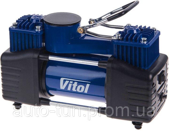 Купить Компрессор автомобильный ViTOL К-72 150 psi 25 А 90 л 2 цилиндра ...
