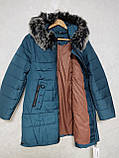 Куртка жіноча зимова, пальто зимове, пуховик, фото 5