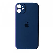 Чохол Silicone Case Full Camera для iPhone 12 (63) deep navy