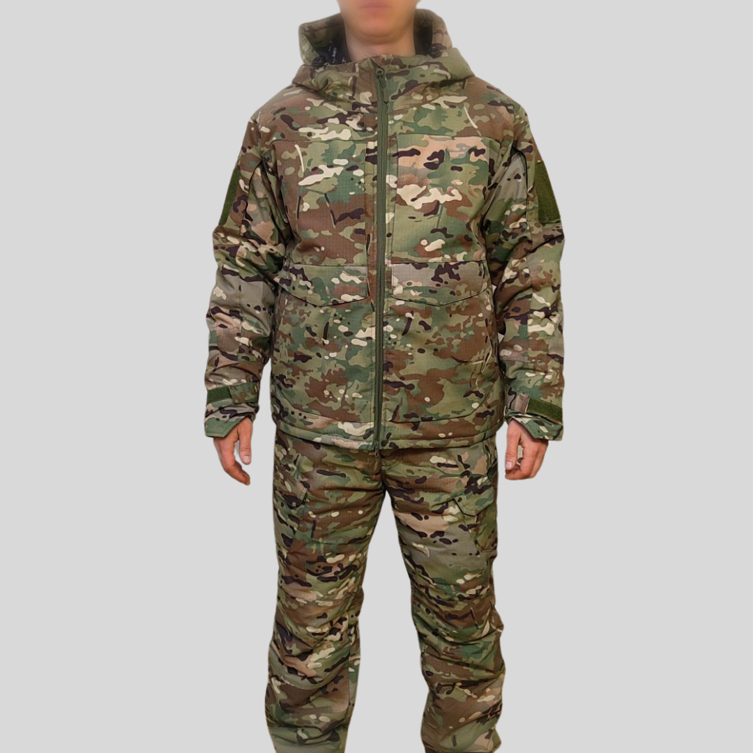 Зимовий комплект одягу куртка та штани мультикам розмір XL : зріст 175-185 см  вага 75-85 кг